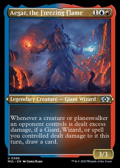 Aegar, the Freezing Flame (etched foil)