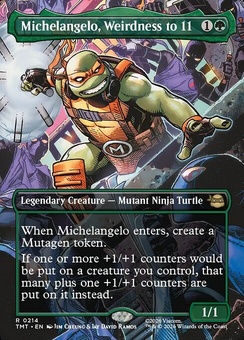 Michelangelo, Weirdness to 11 (borderless)