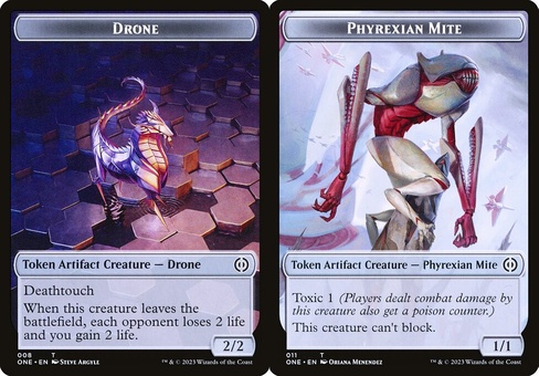 Drone // Phyrexian Mite #11 (token foil)