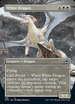 White Dragon (borderless foil)