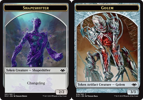 Shapeshifter // Golem (token)
