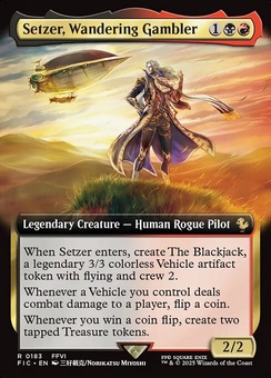 Setzer, Wandering Gambler (extended art)