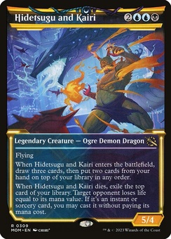 Hidetsugu and Kairi (showcase foil)