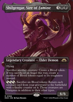 Shilgengar, Sire of Famine (borderless foil)
