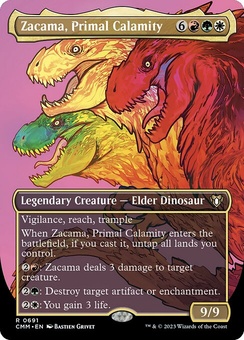 Zacama, Primal Calamity (borderless)