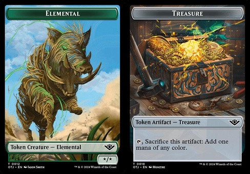 Elemental // Treasure (token foil)