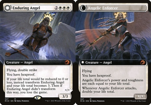 Enduring Angel // Angelic Enforcer (extended art)