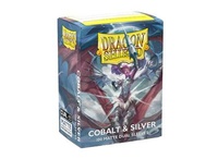 Dragon Shield - Cobalt & Silver Matte Dual (100ks)