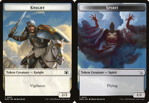 Knight // Spirit (token)