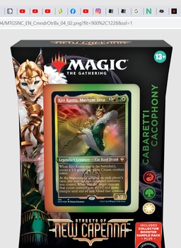Streets of New Capenna Commander Decks - Cabaretti Cacophony (RGW)