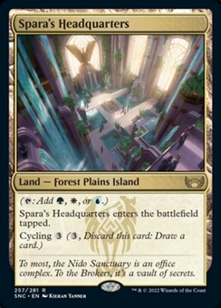 Spara's Headquarters (promo pack stamp)