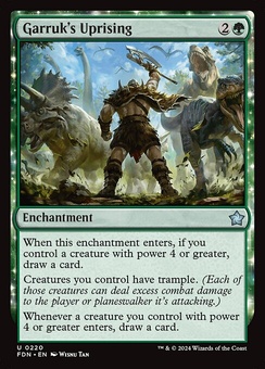 Garruk's Uprising (foil)