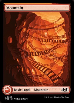Mountain #265  (fullart foil)