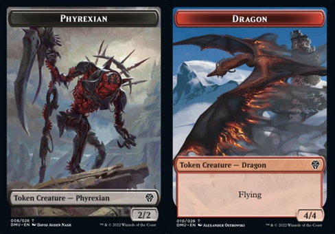 Phyrexian // Dragon (token - foil)