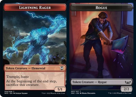 Rogue // Lightning Rager (token)
