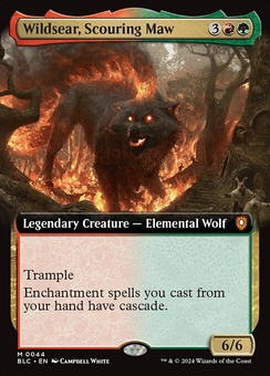 Wildsear, Scouring Maw (extended art foil)