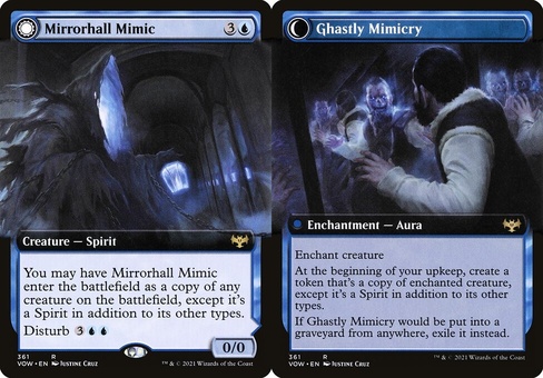 Mirrorhall Mimic // Ghastly Mimicry (extended art)
