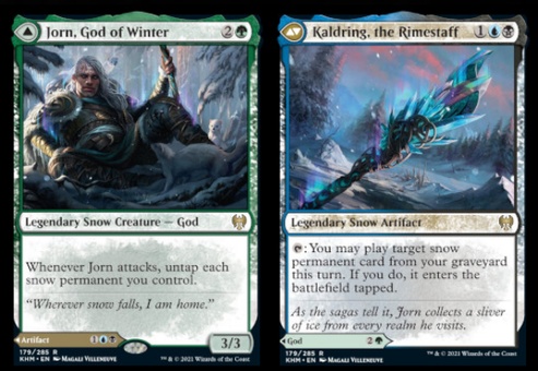 Jorn, God of Winter // Kaldring, the Rimestaff