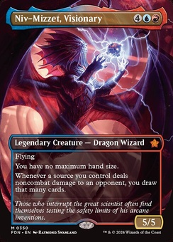 Niv-Mizzet, Visionary (borderless foil)