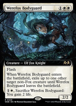 Werefox Bodyguard (extended art foil)