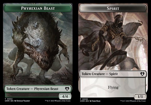 Phyrexian Beast // Spirit (token)