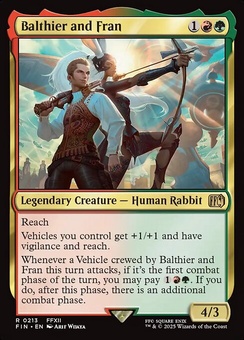 Balthier and Fran (foil)