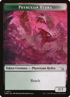 Phyrexian Hydra (reach - token)