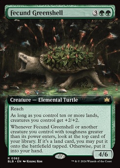 Fecund Greenshell (extended art foil)