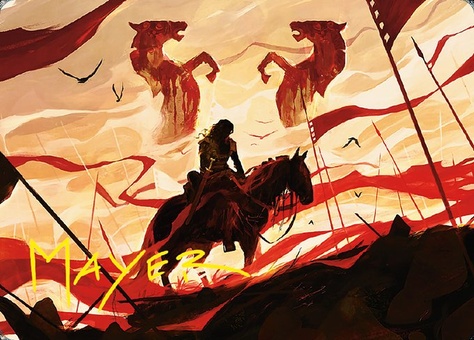 Merry, Esquire of Rohan (showcase, art series - signed)