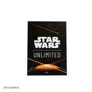 Star Wars: Unlimited Premium Art Sleeves - Card Back Orange