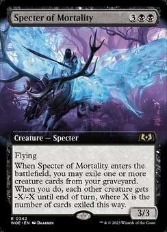 Specter of Mortality (extended art foil)