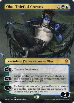 Oko, Thief of Crowns (borderless)