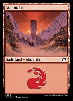 Mountain #317 (foil)