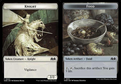 Knight // Food #13 (token foil)