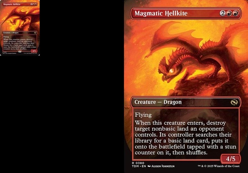 Magmatic Hellkite // Magmatic Hellkite (borderless)