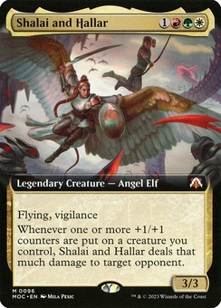 Shalai and Hallar (extended art - foil)