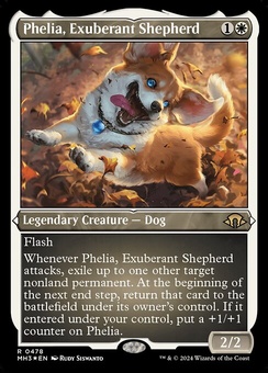Phelia, Exuberant Shepherd (etched)