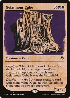 Gelatinous Cube (showcase foil)