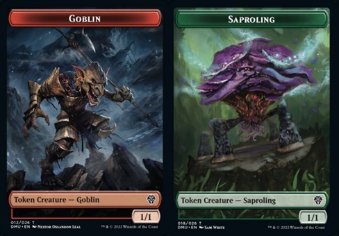 Goblin // Saproling (token - foil)