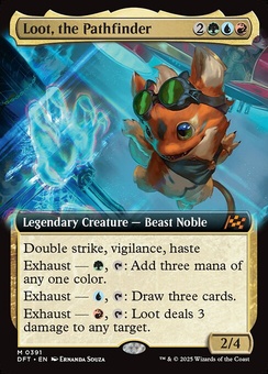 Loot, the Pathfinder (extended art)