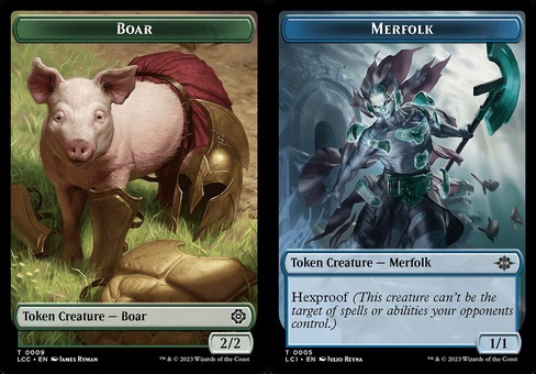 Boar // Merfolk (token)
