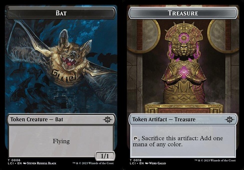 Bat // Treasure (token foil)