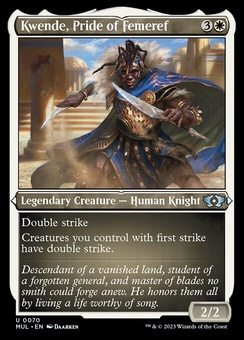 Kwende, Pride of Femeref (etched foil)