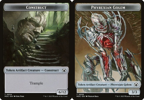 Construct // Phyrexian Golem (token)