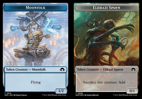 Moonfolk // Eldrazi Spawn (token foil)