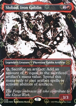 Slobad, Iron Goblin (borderless compleat foil)