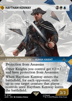 Haytham Kenway (borderless showcase foil)