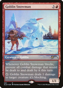 Goblin Snowman (SLD foil)