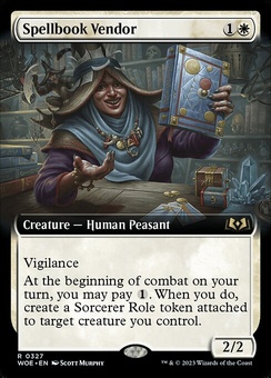 Spellbook Vendor (extended art foil)