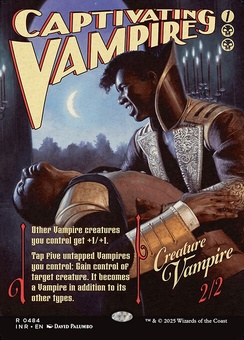 Captivating Vampire (borderless showcase foil)